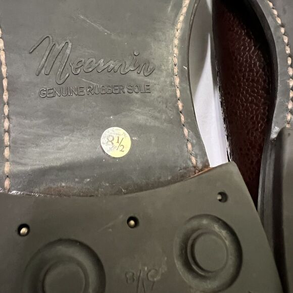 Meermin Wingtip Brogue Brown Scotchgrain Leather Mens Shoe 8.5 main image 6